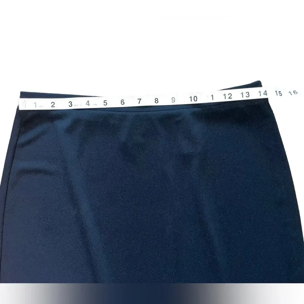 MICHAEL KORS Skirt Womens Size 6 Black A Line Eyelet Above Knee Career Preppy